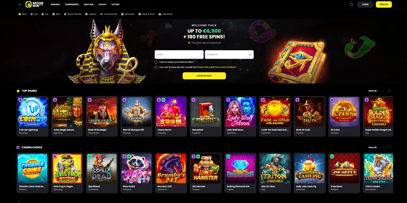 moonwin casino home